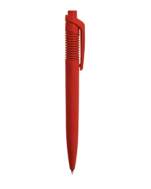 Penna a sfera, plastica resistente, chiusura a scatto