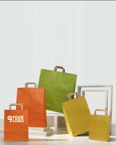 Shopper Avana Carta 18x24 cm Maniglia Piatta 80g – Colorati