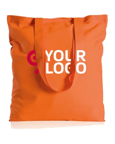 Shoppers in cotone 130g con cuciture rinforzate