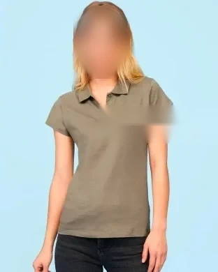 Prescott Polo Donna Cotone 100% Regular Fit, 3 Bottoni Bianchi