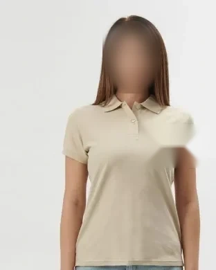 Polo donna manica corta cotone piqué regular fit