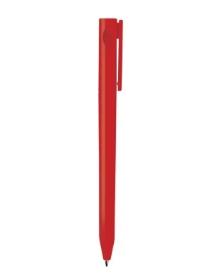 Penna a sfera nera in plastica leggera con chiusura twist