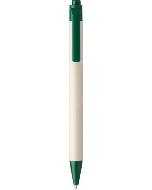 Penna a sfera in cartone di latte e abs riciclato heike