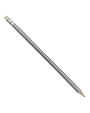 Matita in legno con gomma , giallo, 19cm, 5g