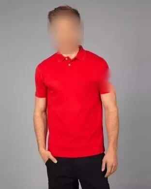 Polo Panama uomo cotone pettinato, manica corta