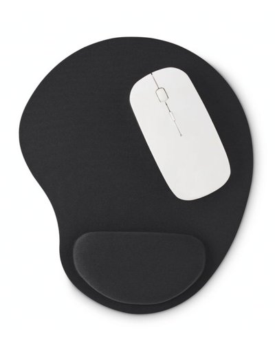 ERGOPAD Tappetino Mouse Ergonomico EVA con Supporto Polso Nero