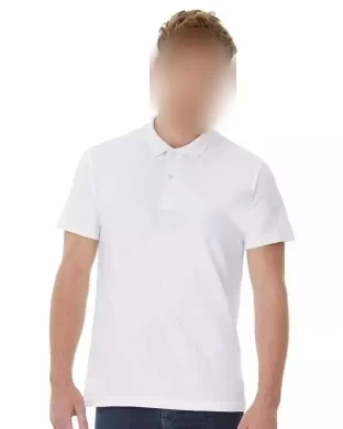 Polo uomo cotone piqué B&C, regular fit
