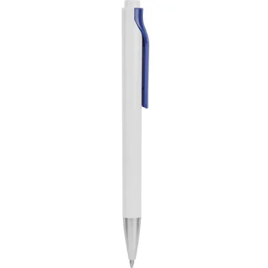 Penna a sfera nera con chiusura a scatto in plastica