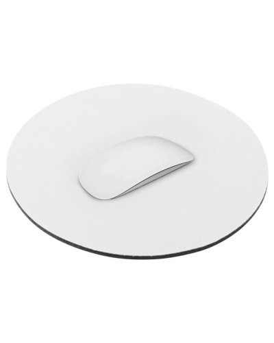 Round Subli Tappetino Mouse Ø20cm Poliestere Silicone Antiscivolo