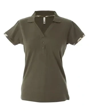 Polo manica corta donna in jersey Nairobi