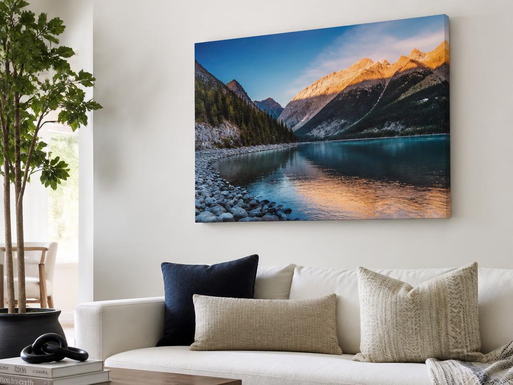 Fotoquadro in tela Canvas con telaio in legno