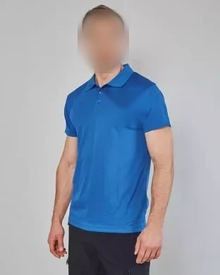 Polo sportiva uomo Wimbledon 100% poliestere, regular fit, leggera