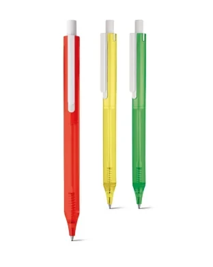 Penna a sfera Mila blu, plastica leggera Ø1,1x14cm, 12gr