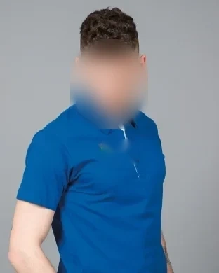 Polo manica corta con stemma tricolore