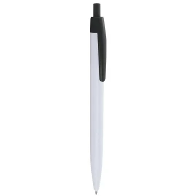 Penna a Scatto in Plastica, Refill Nero