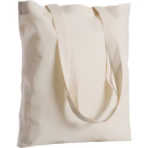 Violet Borsa shopping cotone organico 140g naturale 38x42cm