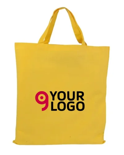 Shopper Cotone 135g Colorata Manici Corti 38x42cm