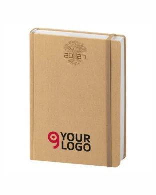Agenda Giornaliera Eco 15x21cm 6 lingue con chiusura elastico