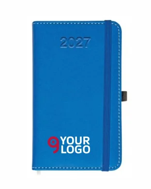 Agenda Giornaliera 2027 in PVC con Elastico e Porta Penna