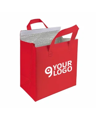 Borsa frigo multicolor in TNT laminato