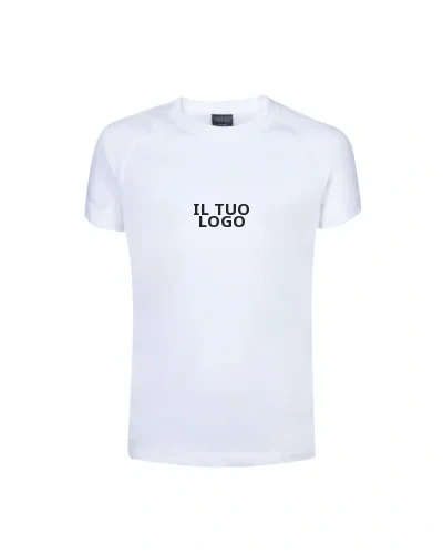 T-shirt Bimbo Kraley Bianco in Nylon-Poliestere