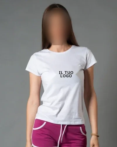 T-shirt donna Argentina Lady 100% cotone, UPF 50+
