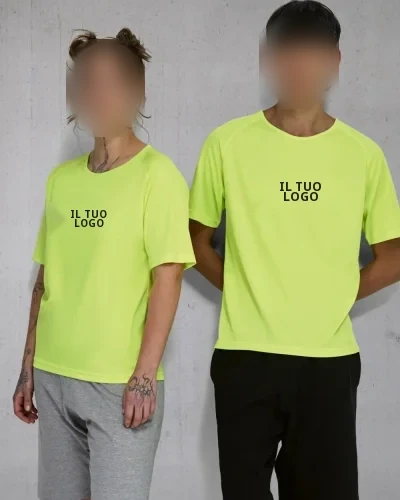 B&C T-shirt Active riciclata mesh traspirante, lavabile 60°C