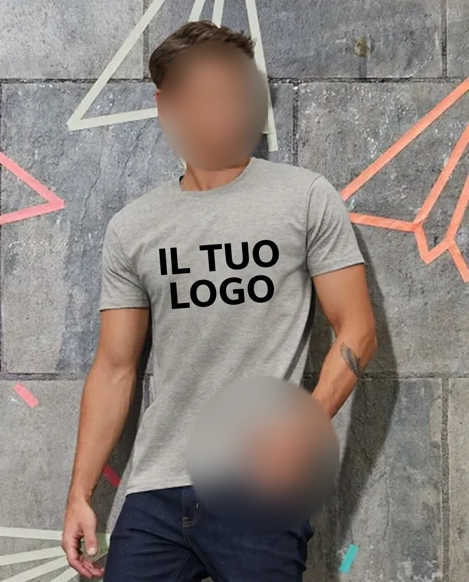 T-shirt B&C E150 uomo in cotone girocollo regular fit