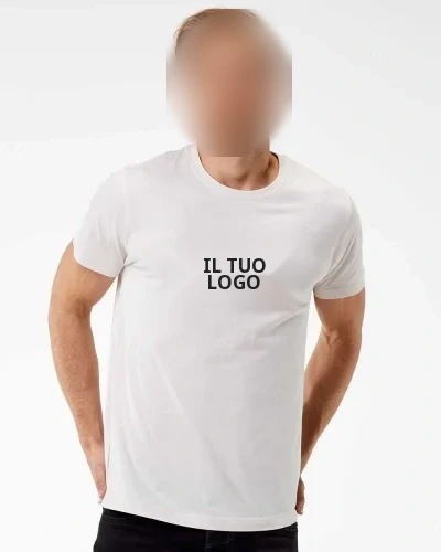 T-shirt Gemini uomo 100% cotone bio, girocollo