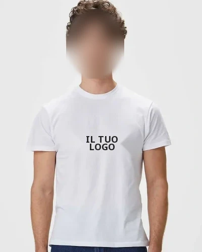 T-shirt 100% Cotone Girocollo Lightweight 130g/m²