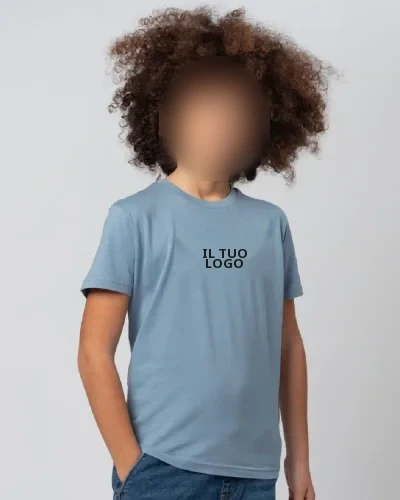 T-shirt bambino Moon 100% Cotone Organico, medium fit