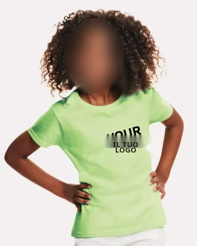T-shirt bambina Iconic comoda e moderna per scuola e tempo libero