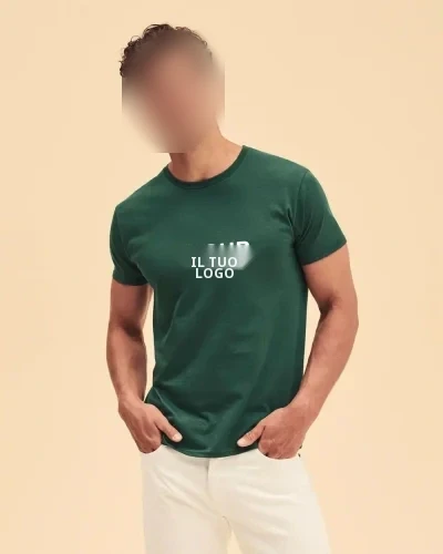 T-shirt Iconic slim fit cotone leggero girocollo