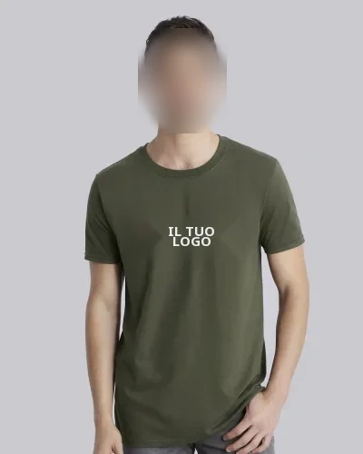 T-shirt Soft-Style Taglie Forti 100% Cotone Classica