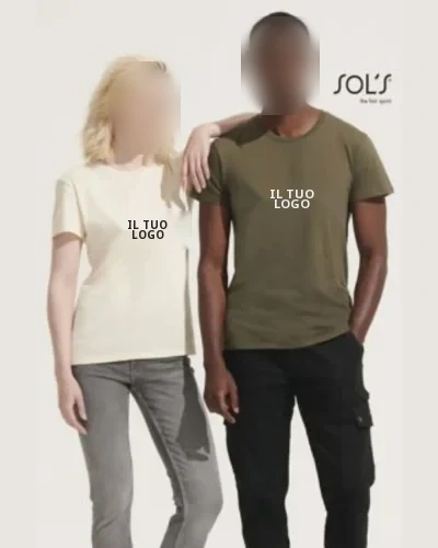 T-shirt unisex girocollo re crusad 100% Cotone