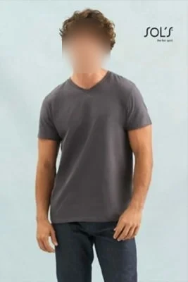 T-shirt scollo a v Regent