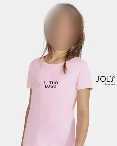 Cherry Kids T-Shirt bambina, sfiancata e regular fit