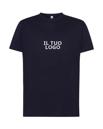 T-shirt uomo cotone 100% slim fit girocollo