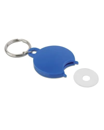 Portachiavi plastica metallo con portagettone