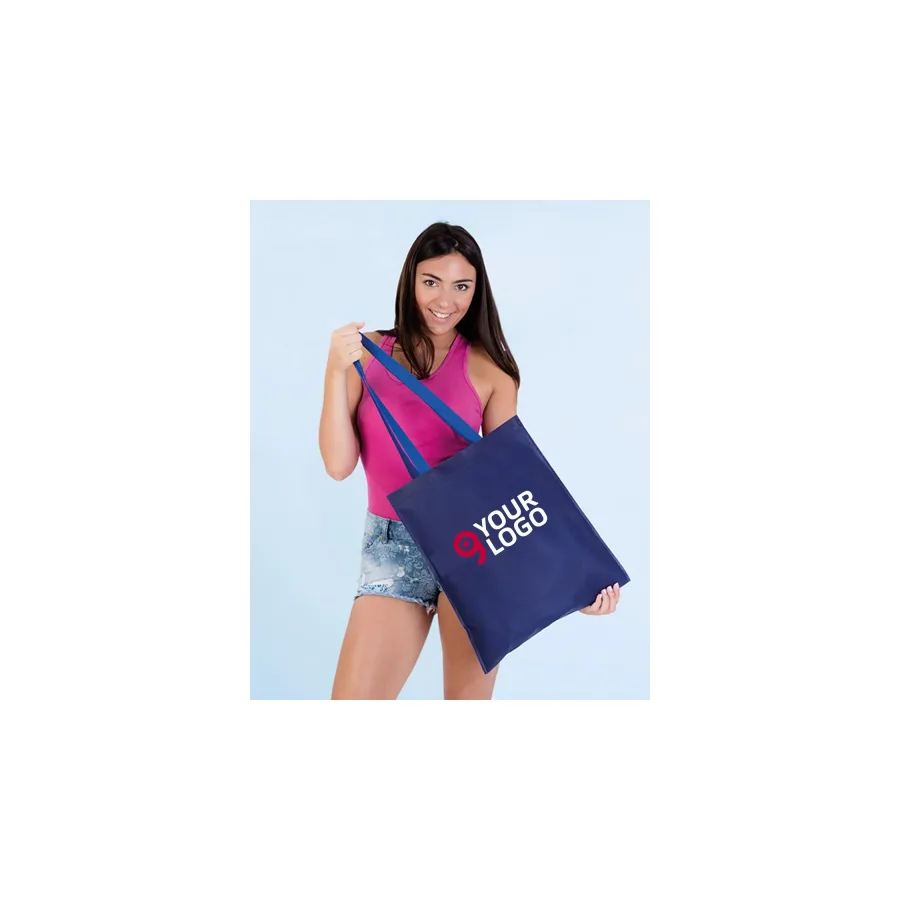 Borsa shopper Uranus TNT 38x42 cm, manici lunghi, leggera 80g/m2